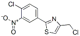 4-(Chloromethyl)-2-(4-chloro-3-nitrophenyl)thiazole CAS#: 33451-02-4
