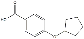 4-(Cyclopentyloxy)-benzoic acid CAS#: 30762-02-8