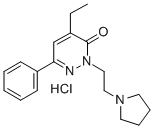 4-Ethyl-6-phenyl-2-(2-pyrrolidinoethyl)-3(2H)-pyridazinone hydrochlori de CAS#: 32058-64-3