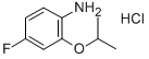 4-FLUORO-2-ISOPROPOXYANILINE HYDROCHLORIDE CAS#: 380430-47-7