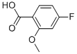 4-Fluoro-2-methoxybenzoic acid CAS#: 395-82-4