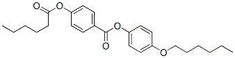 4-(Hexanoyloxy)benzoic acid 4-(hexyloxy)phenyl ester CAS#: 38454-34-1