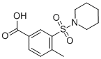 4-METHYL-3-(PIPERIDINE-1-SULFONYL)BENZOIC ACID CAS#: 300383-07-7