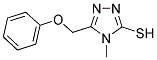 4-METHYL-5-(PHENOXYMETHYL)-4H-1,2,4-TRIAZOLE-3-THIOL CAS#: 35687-29-7