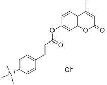 4-METHYLUMBELLIFERYL P-TRIMETHYLAMMONIUM CINNAMATE CHLORIDE CAS#: 34197-47-2