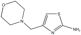 4-(MORPHOLIN-4-YLMETHYL)-1,3-THIAZOL-2-AMINE CAS#: 3008-61-5
