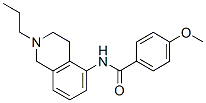 4-Methoxy-N-(1,2,3,4-tetrahydro-2-propylisoquinolin-5-yl)benzamide CAS#: 37481-46-2