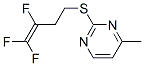4-Methyl-2-[(3,4,4-trifluoro-3-butenyl)thio]pyrimidine CAS#: 4871-72-1