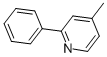 4-Methyl-2-phenylpyridine CAS#: 3475-21-6