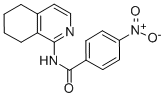 4-Nitro-N-(5,6,7,8-tetrahydro-1-isoquinolinyl)benzamide CAS#: 36918-77-1