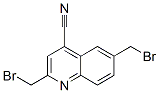 4-Quinolinecarbonitrile, 2,6-bis(bromomethyl)- CAS#: 344403-33-4