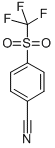 4-(TRIFLUOROMETHYLSULFONYL)BENZONITRILE CAS#: 312-21-0