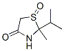 4-Thiazolidinone,2-methyl-2-(1-methylethyl)-,1-oxide(9CI) CAS#: 35350-04-0
