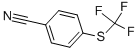 4-(Trifluoromethylthio)benzonitrile CAS#: 332-26-3