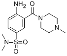 4-amino-N,N-dimethyl-3-(4-methylpiperazine-1-carbonyl)benzenesulfonamide CAS#: 3436-11-1