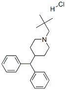 4-benzhydryl-1-(2,2-dimethylpropyl)piperidine hydrochloride CAS#: 37015-90-0