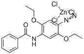 4-(benzoylamino)-2,5-diethoxybenzenediazonium trichlorozincate CAS#: 3142-46-9