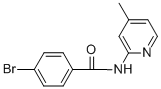 4-bromo-N-(4-methylpyridin-2-yl)benzamide CAS#: 33115-66-1