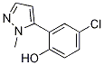 4-chloro-2-(1-Methyl-1H-pyrazol-5-yl)phenol CAS#: 36141-23-8