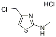 4-(chloromethyl)-N-methyl-1,3-thiazol-2-amine(SALTDATA: HCl 0.25H2O) CAS#: 37060-74-5