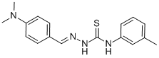 4-(dimethylamino)benzaldehyde N-(3-methylphenyl)thiosemicarbazone CAS#: 303213-68-5
