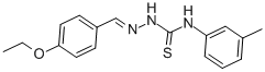 4-ethoxybenzaldehyde N-(3-methylphenyl)thiosemicarbazone CAS#: 303759-10-6
