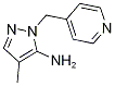 4-methyl-1-(pyridin-4-ylmethyl)-1H-pyrazol-5-amine CAS#: 3524-52-5
