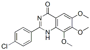 4(1H)-Quinazolinone, 2-(4-chlorophenyl)-6,7,8-trimethoxy- (9CI) CAS#: 35241-34-0