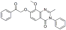 4(3H)-Quinazolinone, 8-methoxy-2-methyl-7-(phenacyloxy)-3-phenyl- (8CI) CAS#: 33403-35-9