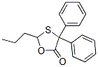 4,4-Diphenyl-2-propyl-1,3-oxathiolan-5-one CAS#: 31061-70-8