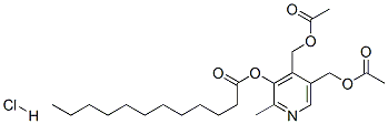 4,5-bis(acetoxymethyl)-2-methyl-3-pyridyl laurate hydrochloride CAS#: 3262-86-0