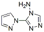 4H-1,2,4-Triazol-4-amine, 3-(1H-pyrazol-1-yl)- (9CI) CAS#: 385377-16-2