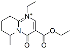 4H-Pyrido(1,2-a)pyrimidinium, 6,7,8,9-tetrahydro-3-(ethoxycarbonyl)-1-ethyl-6-methyl-4-oxo- CAS#: 35712-88-0