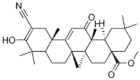 (4aS,6aR,6bS,12aS,14aR,14bR)-Methyl 11-cyano-10-hydroxy-2,2,6a,6b,9,9,12a-heptaMethyl-14-oxo-1,2,3,4,4a,5,6,6a,6b,7,8,8a,9,12,12a,14,14a,14b-octadecahydropicene-4a-carboxylate CAS#: 305818-40-0