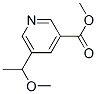 5-(1-Methoxyethyl)-3-pyridinecarboxylic acid methyl ester CAS#: 38940-66-8