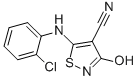 5-(2-CHLOROANILINO)-3-HYDROXYISOTHIAZOLE-4-CARBONITRILE CAS#: 287196-71-8