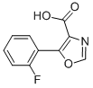 5-(2-Fluorophenyl)-1,3-oxazole-4-carBoxylicacid CAS#: 347187-18-2