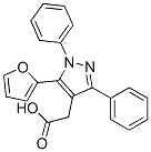 5-(2-Furanyl)-1,3-diphenyl-1H-pyrazole-4-acetic acid CAS#: 36664-52-5