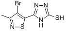 5-(4-Bromo-3-methylisothiazol-5-yl)-1H-1,2,4-triazole-3-thiol CAS#: 3683-95-2