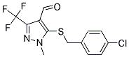 5-(4-CHLOROBENZYLTHIO)-1-METHYL-3-(TRIFLUOROMETHYL)-1H-PYRAZOLE-4-CARBOXALDEHYD CAS#: 321553-32-6