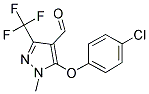 5-(4-CHLOROPHENOXY)-1-METHYL-3-(TRIFLUOROMETHYL)-1H-PYRAZOLE-4-CARBALDEHYDE CAS#: 321848-47-9