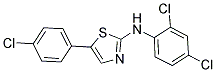 5-(4-CHLOROPHENYL)-N-(2,4-DICHLOROPHENYL)-1,3-THIAZOL-2-AMINE CAS#: 297150-38-0