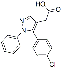 5-(4-Chlorophenyl)-1-phenyl-1H-pyrazole-4-acetic acid CAS#: 32702-08-2
