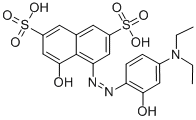 5-(4-DIETHYLAMINO-2-HYDROXYPHENYLAZO)-4-HYDROXYNAPHTHALENE-2,7-DISULFONIC ACID SODIUM SALT CAS#: 3627-04-1