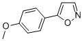 5-(4-METHOXYPHENYL)ISOXAZOLE CAS#: 3672-48-8