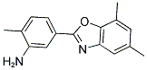 5-(5,7-DIMETHYL-BENZOOXAZOL-2-YL)-2-METHYL-PHENYLAMINE CAS#: 293737-72-1