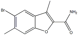 5-BroMo-3,6-diMethylbenzofuran-2-carboxaMide CAS#: 35351-29-2