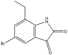 5-BroMo-7-ethylindoline-2,3-dione CAS#: 34921-60-3
