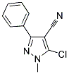 5-CHLORO-1-METHYL-3-PHENYL-1H-PYRAZOLE-4-CARBONITRILE CAS#: 321848-49-1