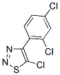 5-CHLORO-4-(2,4-DICHLOROPHENYL)-1,2,3-THIADIAZOLE CAS#: 338407-85-5